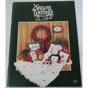 Seasons Greetings From Barbara and Cheryl Patterns Christmas, Holiday, Ornaments